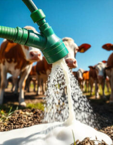 Fiebre aftosa: dos explotaciones alemanas forzadas a tirar 33.000 l de leche al día