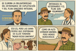 El MAPA elimina la obligatoriedad del veterinario y plan sanitario en explotaciones ganaderas