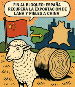 China levanta la prohibición de importación de lana y pieles ovinas y caprinas españolas