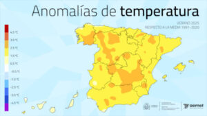 El verano de 2025 fue el más cálido de la serie histórica en España