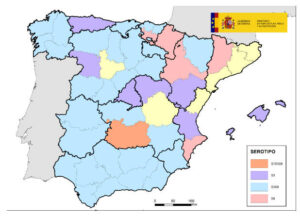 Solo en 6 provincias españolas no circula el virus de la lengua azul