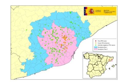 Ya son 64 los focos de PPA notificados en Cataluña