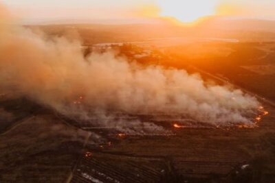 Formar al agricultor para el frente del incendio, el plan de ARAG-ASAJA