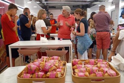 INTERPORC lleva el jamón serrano a las selecciones de baloncesto en Zaragoza